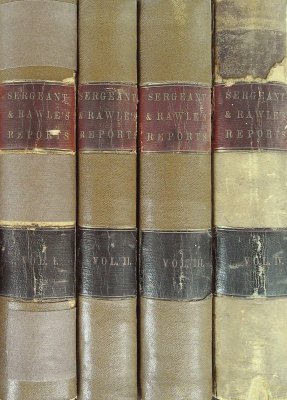 Reports of Cases adjudged in The Supreme Court of Pennsylvania 4 Vol Set cover