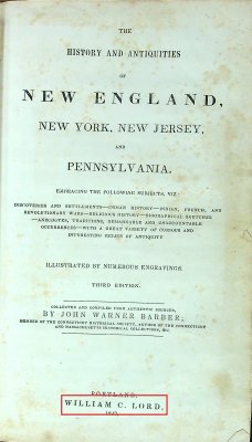 The History and Antiquities of New England, New York, New Jersey, and Pennsylvania cover