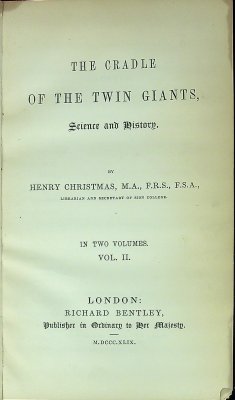 The Cradle of the Twin Giants, Science and History, Vol. II cover