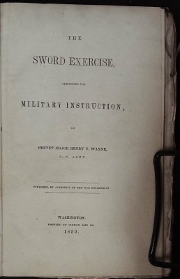 The Sword Exercise, arranged for Military Instruction