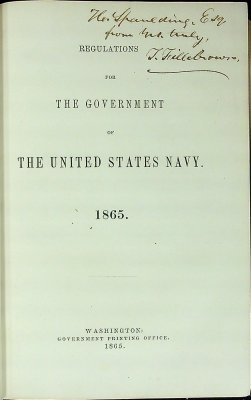 Regulations for the Government of the United States Navy, 1865