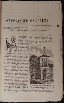 Peterson's Magazine, Vol. 69, no. 2 (February 1876) cover