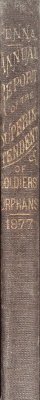 Annual Report of the Superintendent of Soldiers' Orphans of Pennsylvania for the Year 1877 cover