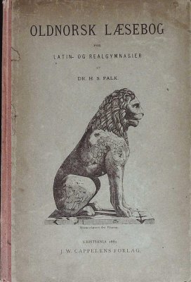 Oldnorsk Laesebog for Latin- og Realgymnasier cover