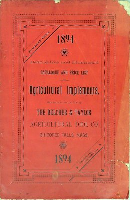 Descriptive and Illustrated Catalogue, Price List: Agricultural Implements cover