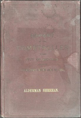 Report of the Comptroller of the City of Buffalo for the Fiscal Year Ending June 30, 1895 cover