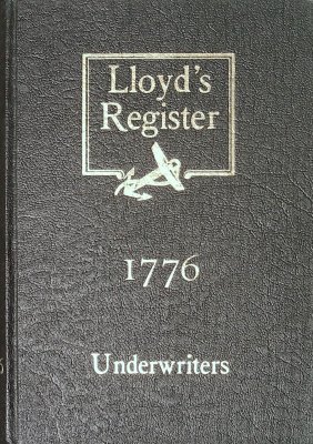 Lloyd's Register 1776 Underwriters cover