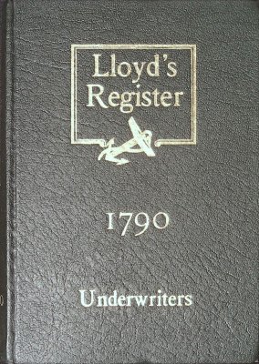 Lloyd's Register 1790 Underwriters cover