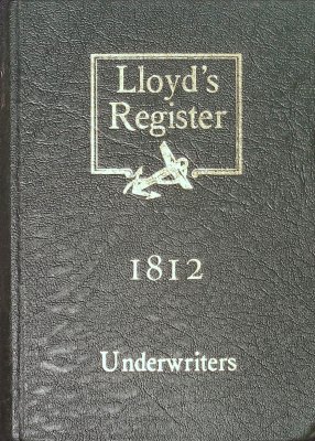 Lloyd's Register 1812 Underwriters cover