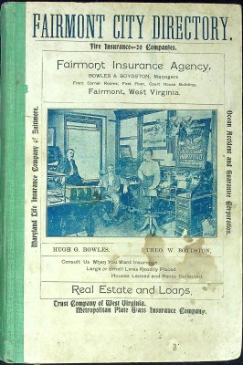 The Fairmont City Directory 1901 cover