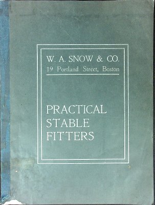 Snow's Stable Fixtures (spine title) cover