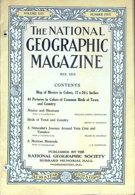 The National Geographic Magazine May 1914 cover