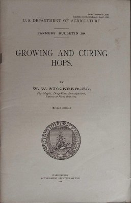 Growing and Curing Hops cover