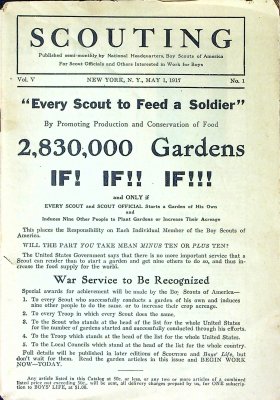 Scouting. Volume 5, No. 1. May 1, 1917. cover