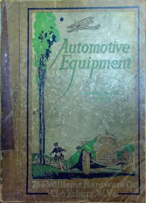 Automotive Equipment Catalog No. 20 1921-22 cover