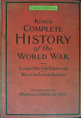 King's Complete History of the World War 1914-1918 cover