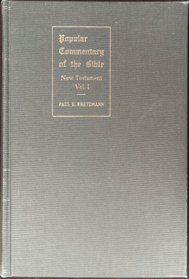 Popular Commentary of the Bible: The New Testament. 2 volume set cover