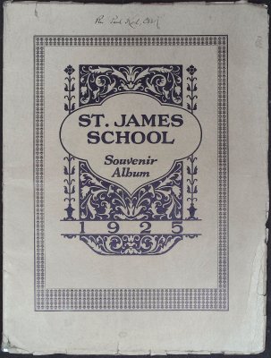 Opening of St. James New School: Solemn Blessing cover