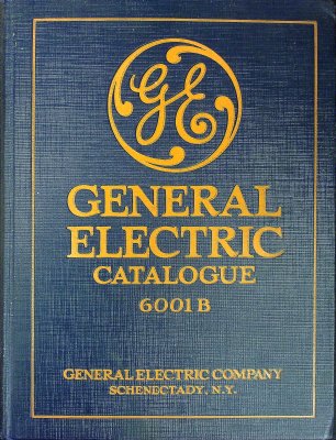 General Electric Catalogue, No. 6001B cover