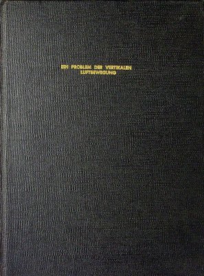 Uber ein Problem der Vertikalen Luftbewegung (Geografiska Annaler 1928, H. 4) cover
