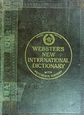WEBSTER'S NEW INTERNATIONAL DICTIONARY OF THE ENGLISH LANGUAGE with Reference History cover