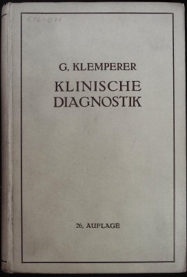 Klinische Diagnostik 26. Auflage cover
