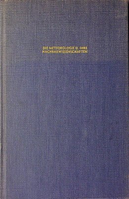 Die Meteorologie und ihre Nachbarwissenschaften (Scientia, Fevrier 1934) cover