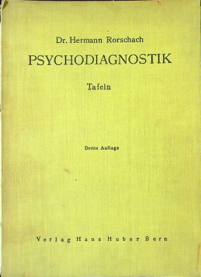 Psychodiagnostik: Tafeln [Plates} cover