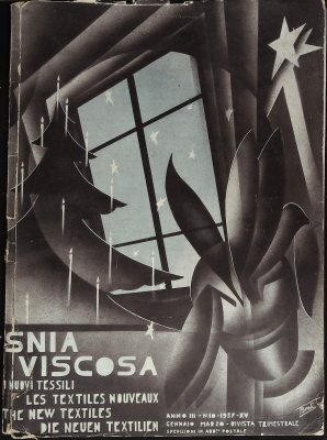 Snia Viscosa - I Nuovi Tessili - Anno III - N 10 - 1937 - XV cover