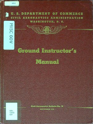 Ground Instructor's Manual cover