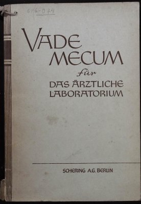 Vade Mecum für Das Ärztliche Laboratorium cover