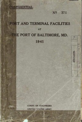 Port and Terminal Facilities at the Port of Baltimore, MD 1941 cover
