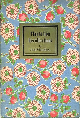 Plantation Recollections cover