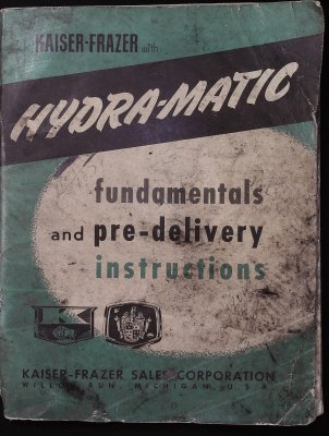 Hydra-Matic Transmission Manual of Fundamentals and New Car Pre-Delvery Instructions