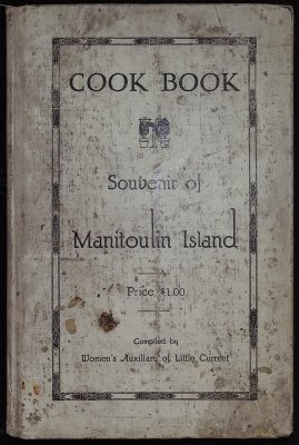 Cook Book: Souvenir of Manitoulin Island cover