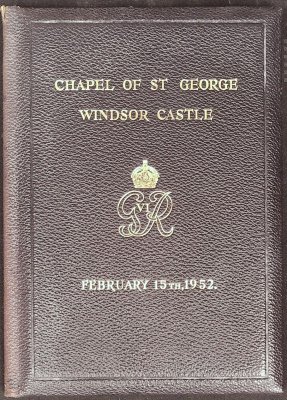 The Order of Service for the Burial of His Majesty King George VI