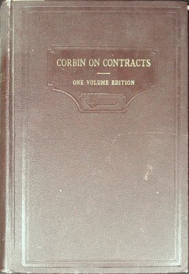 Corbin on Contracts: One Volume Edition cover