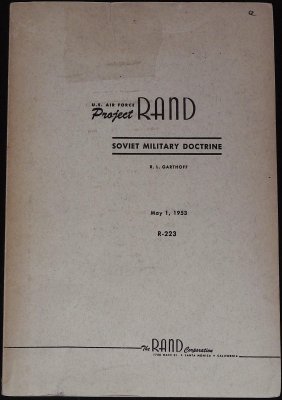 Soviet Military Doctrine: Project RAND cover