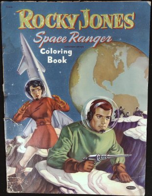 Rocky Jones Space Ranger Coloring Book cover