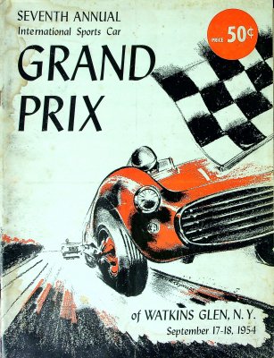 Seventh Annual International Sports Car Grand Prix of Watkins Glen, N.Y. September 17-18, 1954 cover