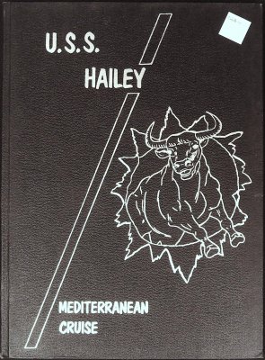 U.S.S. Hailey (DD-556): Mediterranean Cruise, September 1954-February 1955 cover
