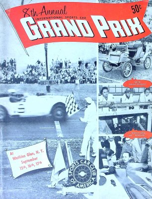 8th Annual International Sports Car Grand Prix at Watkins Glen, N.Y. September 15th, 16th, 17th cover