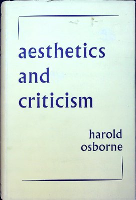 Aesthetics and Criticism
