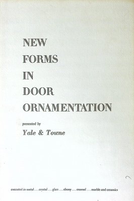 New Forms in Door Ornamentation cover