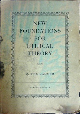 New Foundations for Ethical Theory Part 1