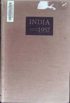 India: A Reference Annual 1957 cover