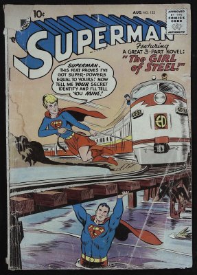 Superman No. 123, Aug. 1958 cover