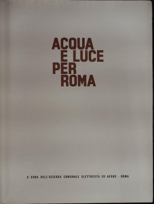 Acqua e Luce per Roma cover