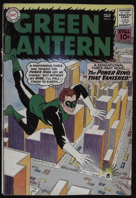Green Lantern, No. 5, March-April, 1961 cover