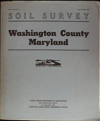 Soil Survey of Washington County, Maryland cover